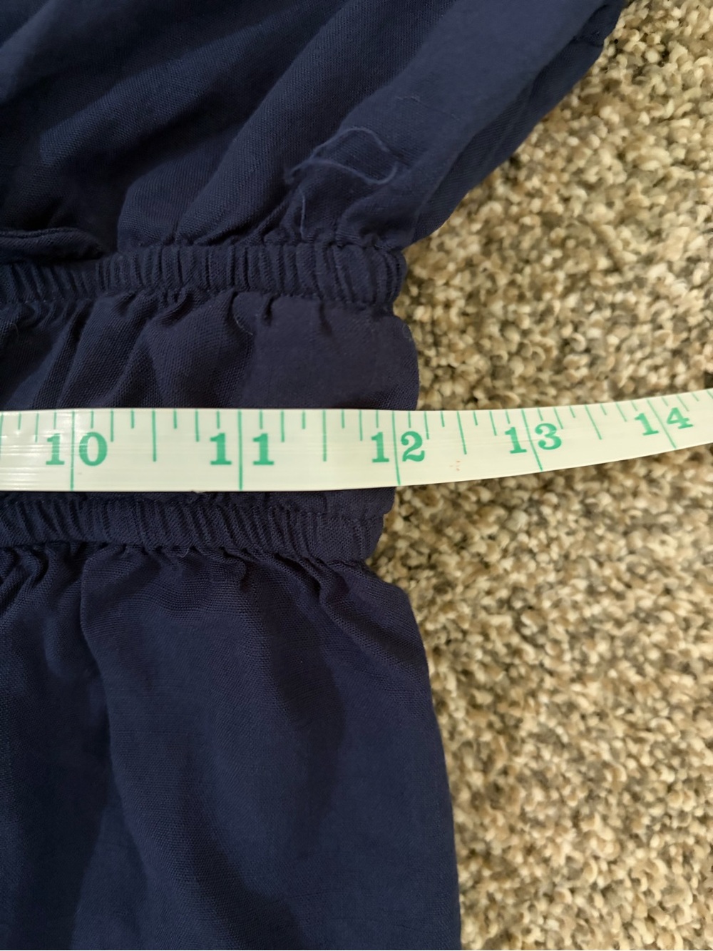 Knox Rose Maxi Dress Navy Blue V-Neck Tiered Flutter Sleeve Pockets Boho Teacher - Picture 8 of 9